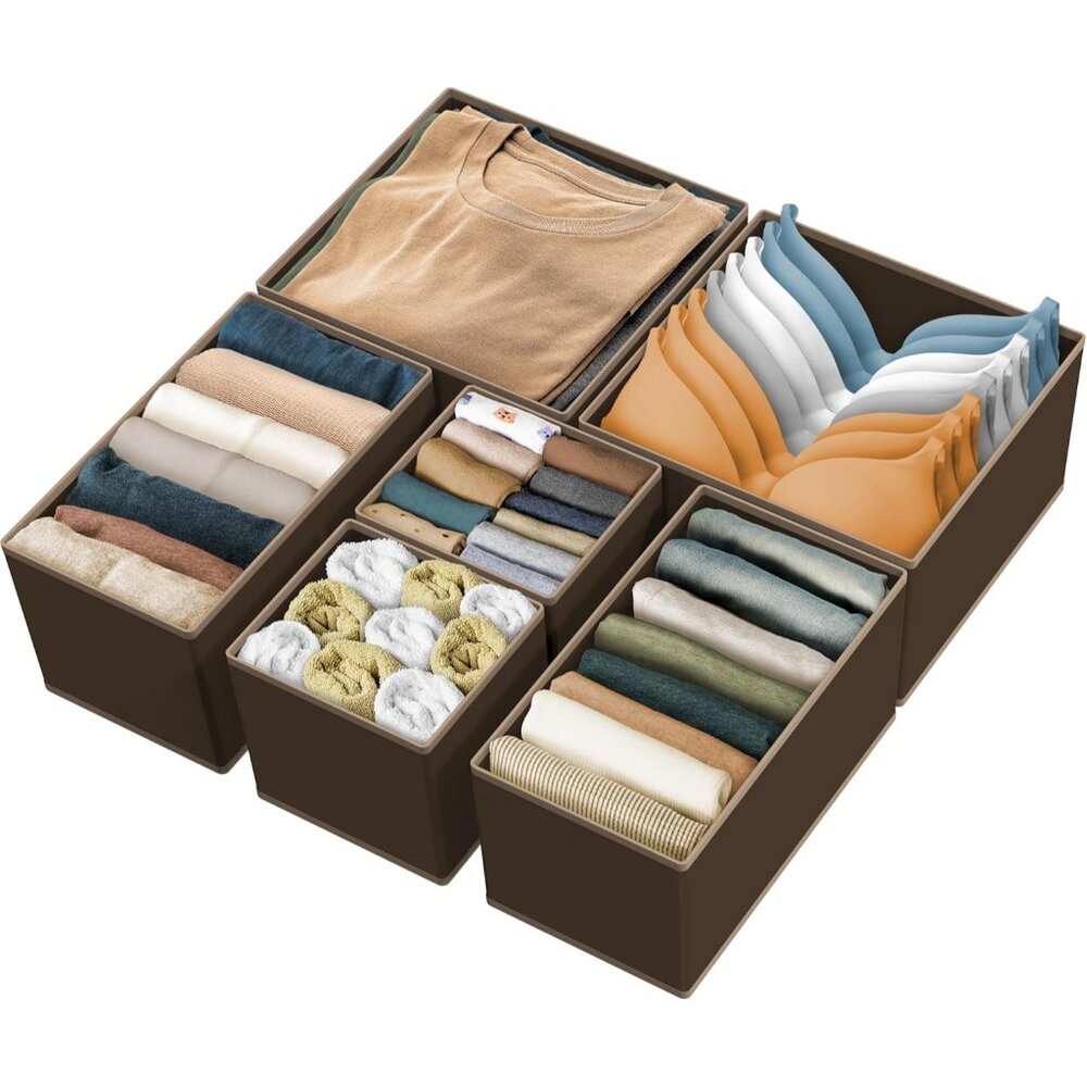 Underwear Drawer Organizer for Lingerie/Undergarment/Bra/Panty/Sock/Onesie, Set